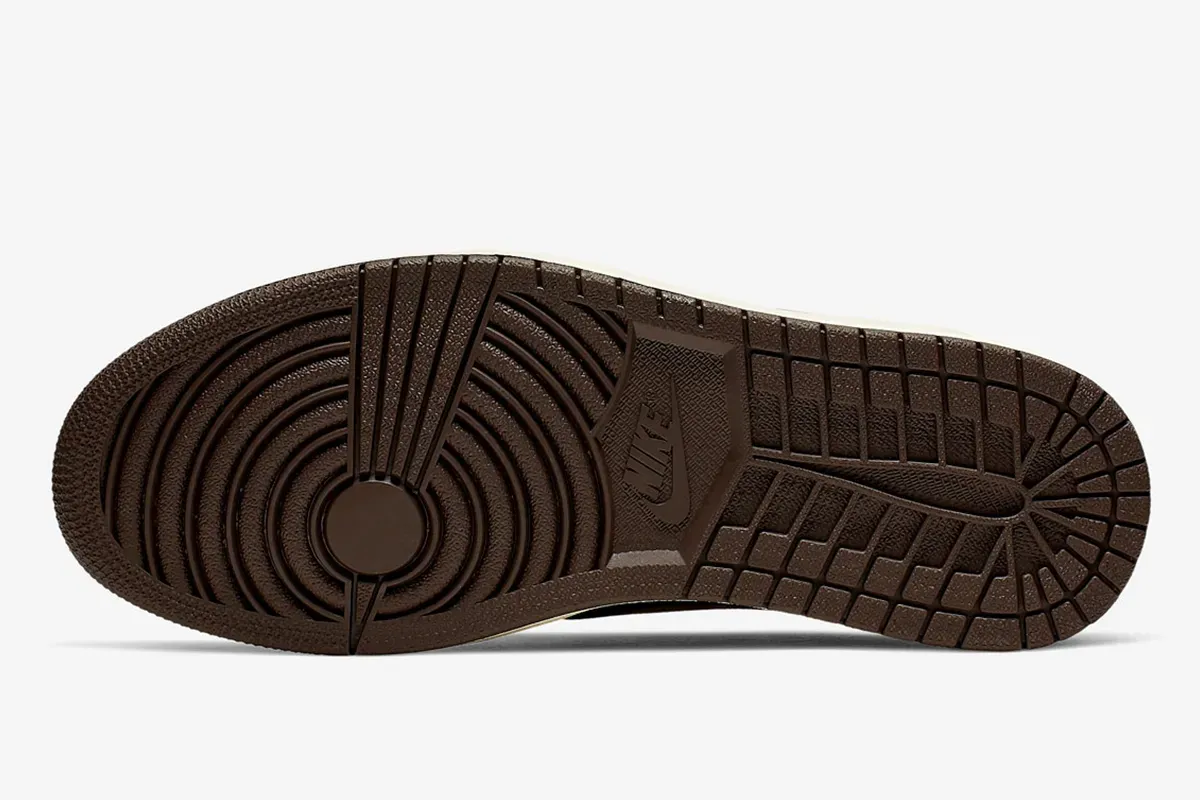 ナイキ NIKE × トラヴィス スコット Men Brown Travis Scott x Air Jordan 1 Low Reverse