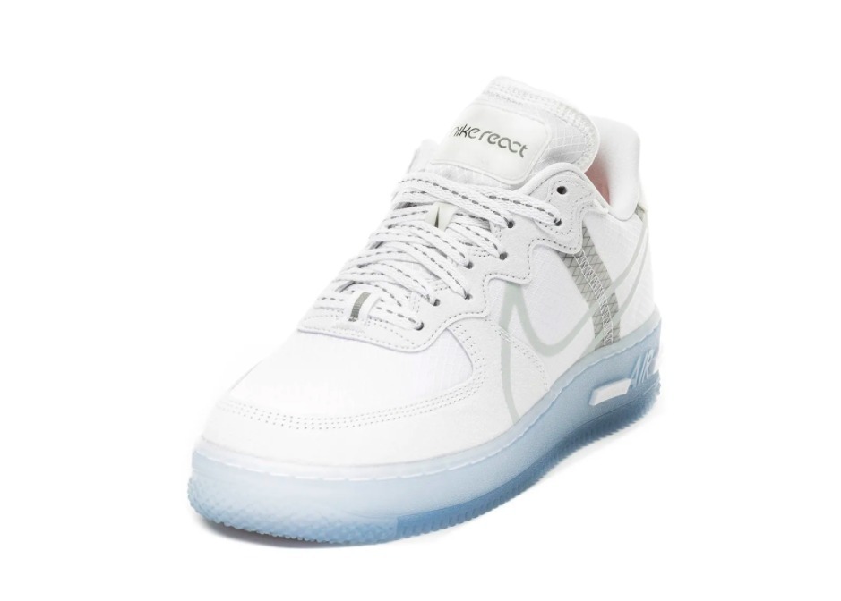 NIKE AIR FORCE 1 REACT QS 'WHITE ICE' ナイキ エア フォース ワン リアクト クイックストライク "ホワイトアイス" メンズ レディース スニーカー【限定完売モデル】