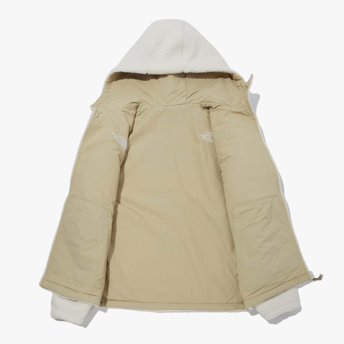 ★★★THE NORTH FACE★★★ DIXIE RVS FLEECE HOODIE NJ4FM70 リバーシブル フリース ダウン ジャケット フード レディース メンズ 韓国 2WAY 裏表 ショート ミドル 丈 かわいい 新作