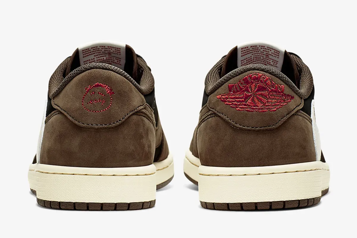 ナイキ NIKE × トラヴィス スコット Men Brown Travis Scott x Air Jordan 1 Low Reverse