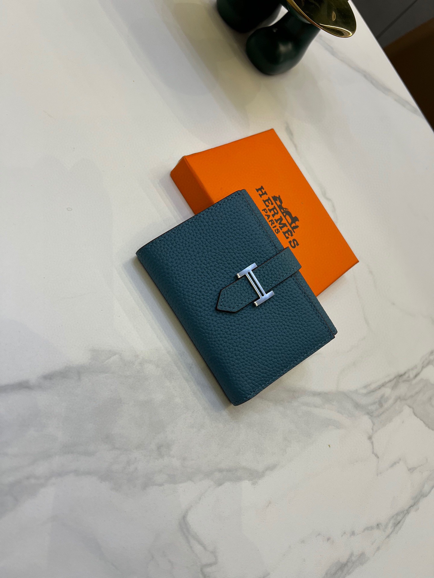 HERMES 超入手困難 ベアンコンビネ 3つ折り財布