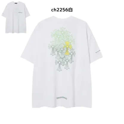 【2026新登場】クロムハーツChrome Hearts プリント刺繍Tシャツ特集 夏服 人気 男女兼用　綿100%