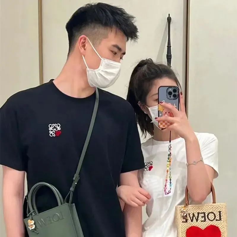 LOEWE【S-4XL】春夏らしい シンプルだからたくさん着まわせる 半袖 Tシャツ