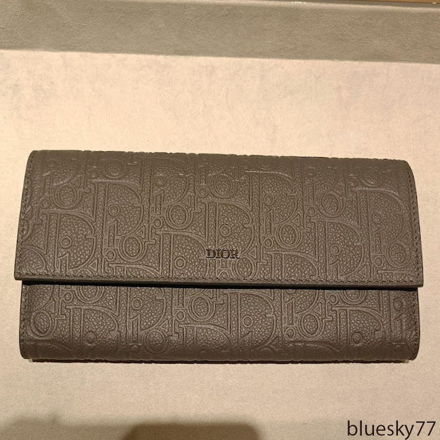 すぐ届く！DIOR（ディオール）ロング フラップウォレット 長財布