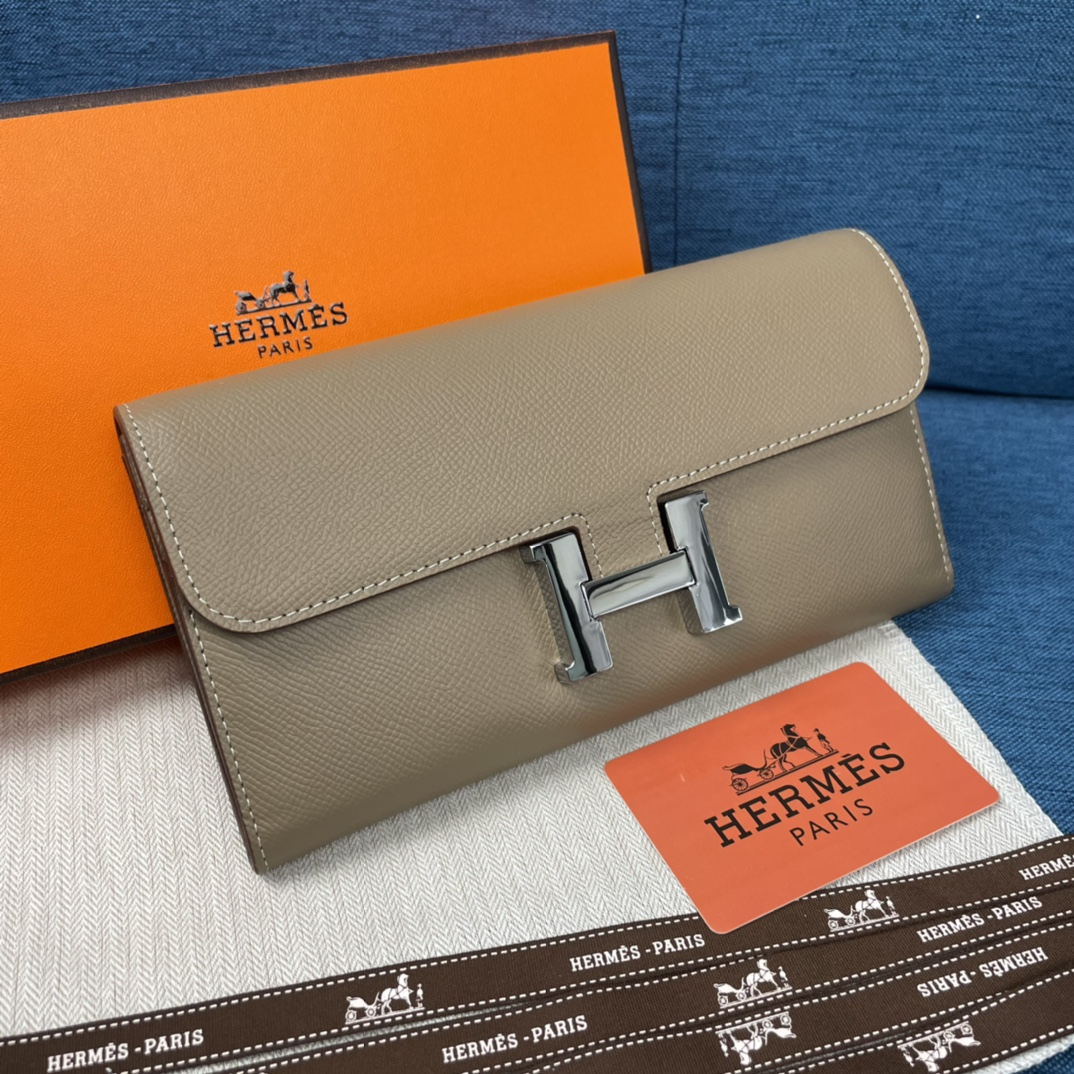 Hermes・レザー コンチネンタルウォレット 財布 折財布