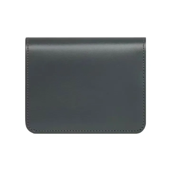 コンパクトウォレット トリオンフ / シャイニーカーフスキン すみはいいろ