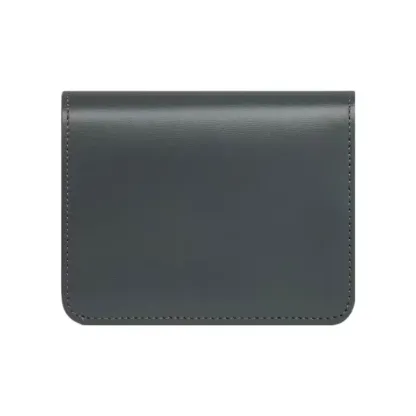 コンパクトウォレット トリオンフ / シャイニーカーフスキン すみはいいろ