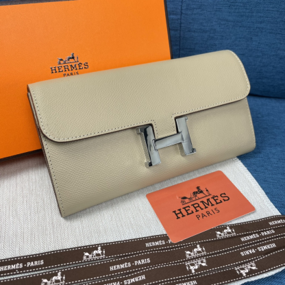 Hermes・レザー コンチネンタルウォレット 財布 折財布