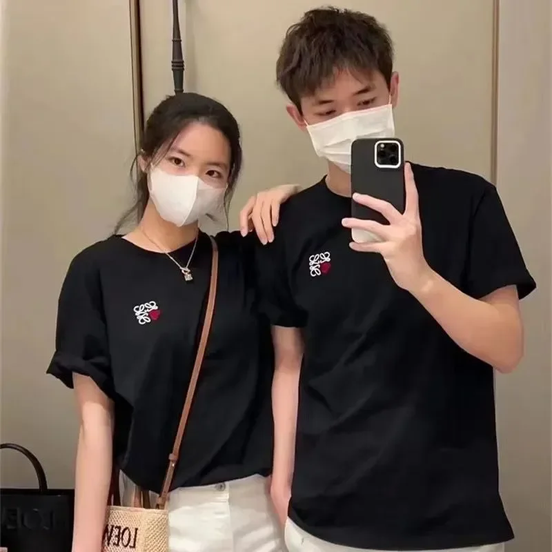 LOEWE【S-4XL】春夏らしい シンプルだからたくさん着まわせる 半袖 Tシャツ