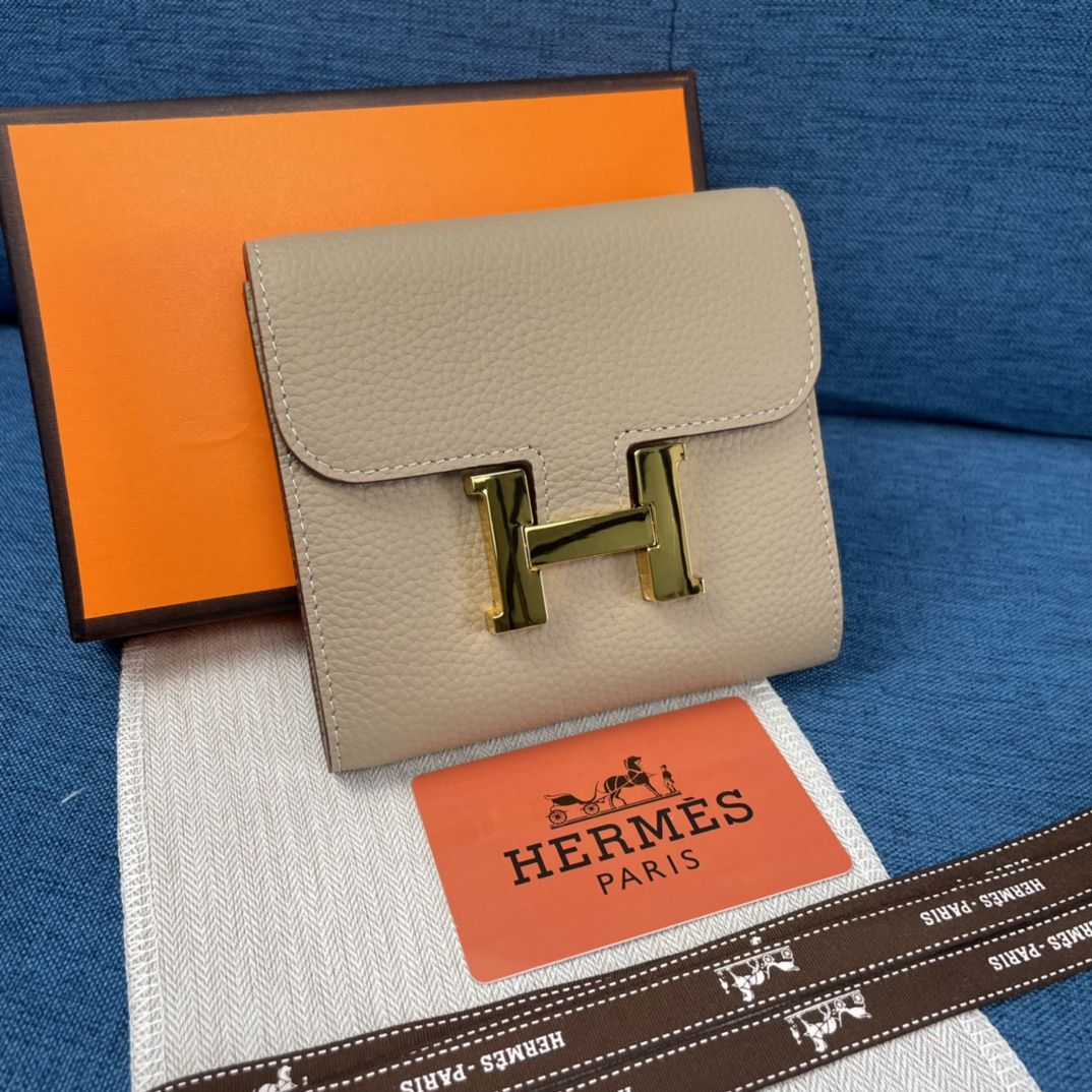Hermes・レザー コンチネンタルウォレット 財布 折財布