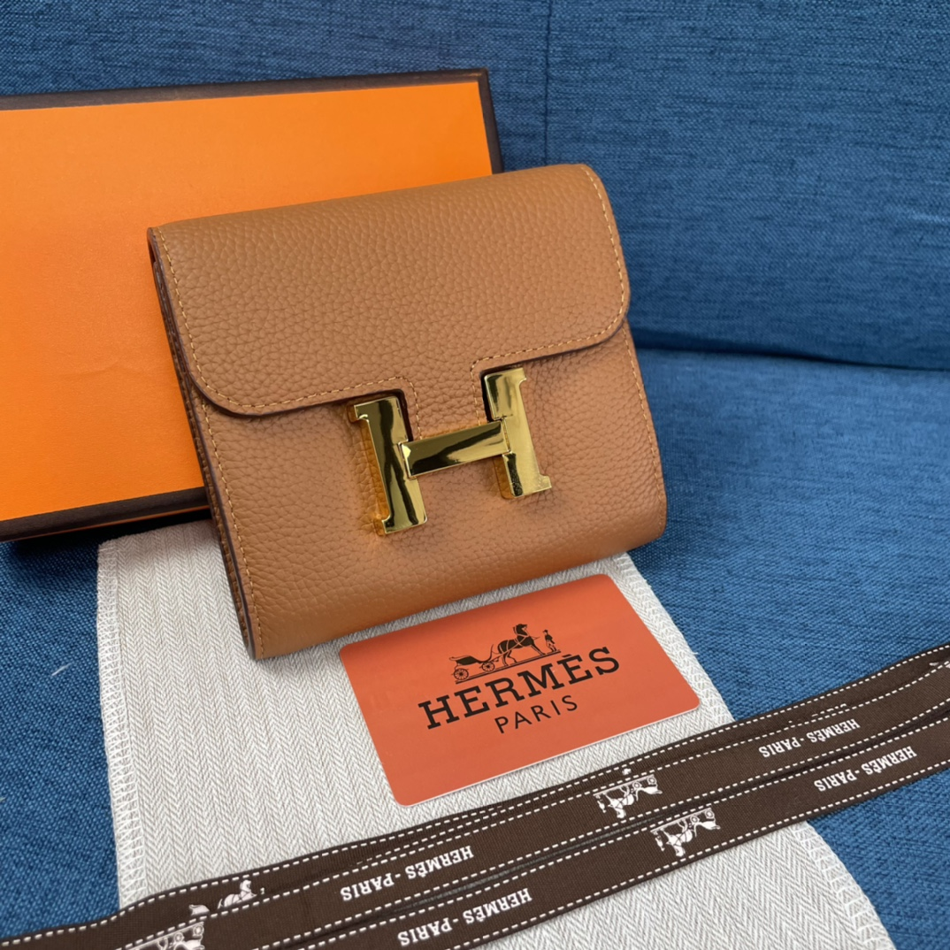 Hermes・レザー コンチネンタルウォレット 財布 折財布