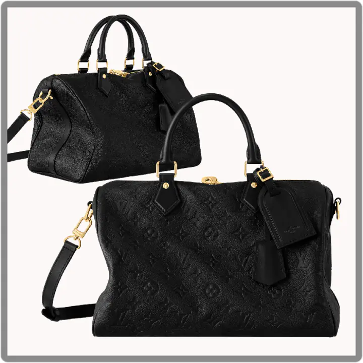 24SS◆Louis Vuitton◆Speedy Soft 30 ボストンバッグ ブラック M47186