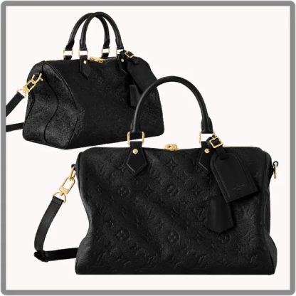 24SS◆Louis Vuitton◆Speedy Soft 30 ボストンバッグ ブラック M47186