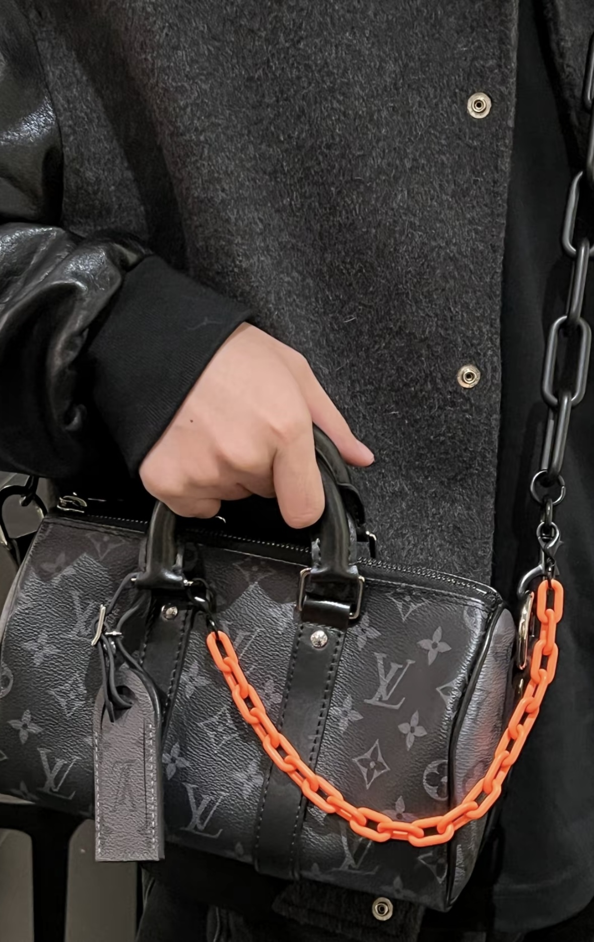 クール【LouisVuitton】キーポル・バンドリエール 25 モノグラム