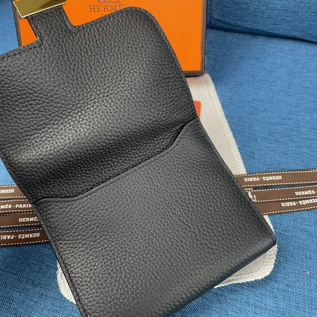 Hermes・レザー コンチネンタルウォレット 財布 折財布
