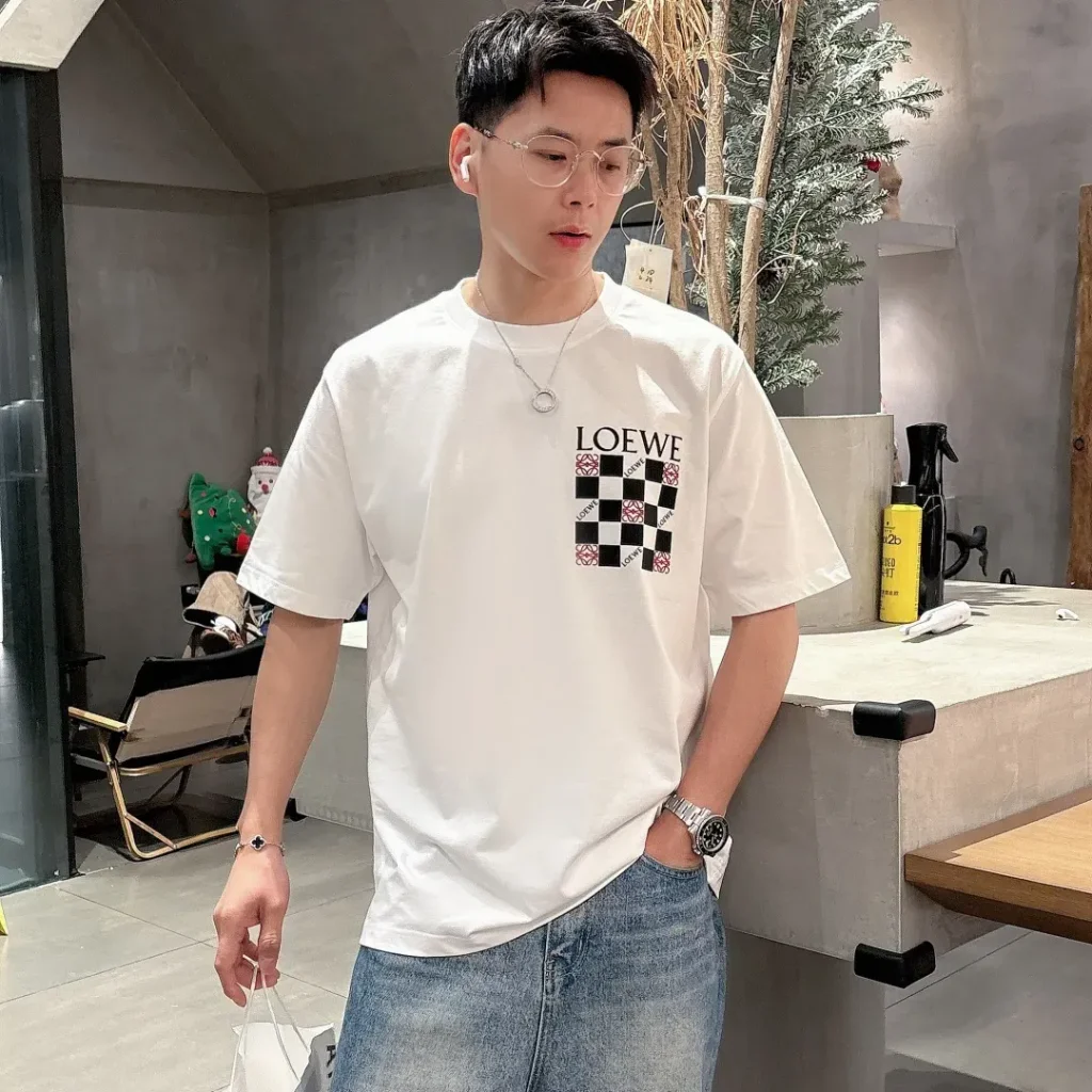 LOEWE『S-4XL』注文殺到中 シンプル 着せやすい カジュアル 半袖 Tシャツ