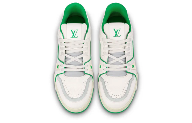 LOUIS VUITTONLV Trainers 'White Green'