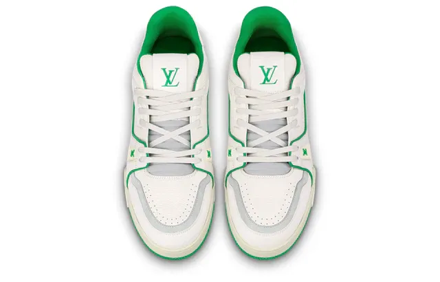 LOUIS VUITTONLV Trainers 'White Green'