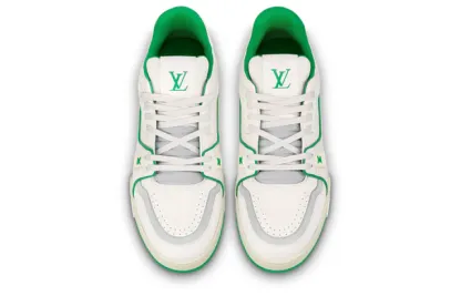 LOUIS VUITTONLV Trainers 'White Green'