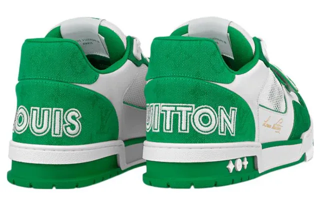 LOUIS VUITTONLV Trainers 'White Green'