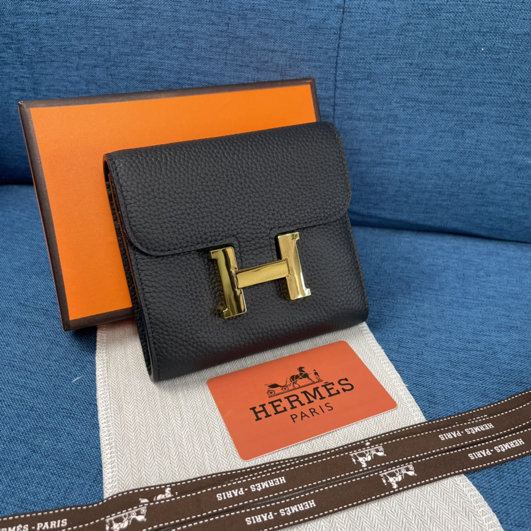 Hermes・レザー コンチネンタルウォレット 財布 折財布