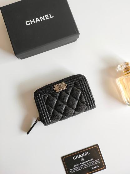 CHANEL☆BOY CHANEL ジップ ウォレット