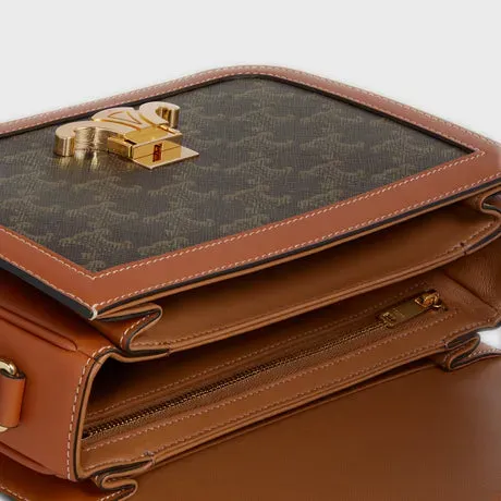 クラシック トリオンフバッグ / トリオンフキャンバス & カーフスキン タン