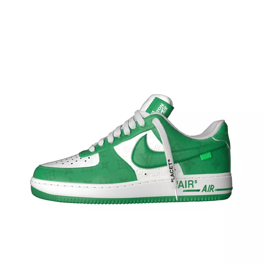【新商品発売】【今年の新商品】LOUIS VUITTON X NIKE AIR FORCE1 LOW【本物保証】【代金引換】七色