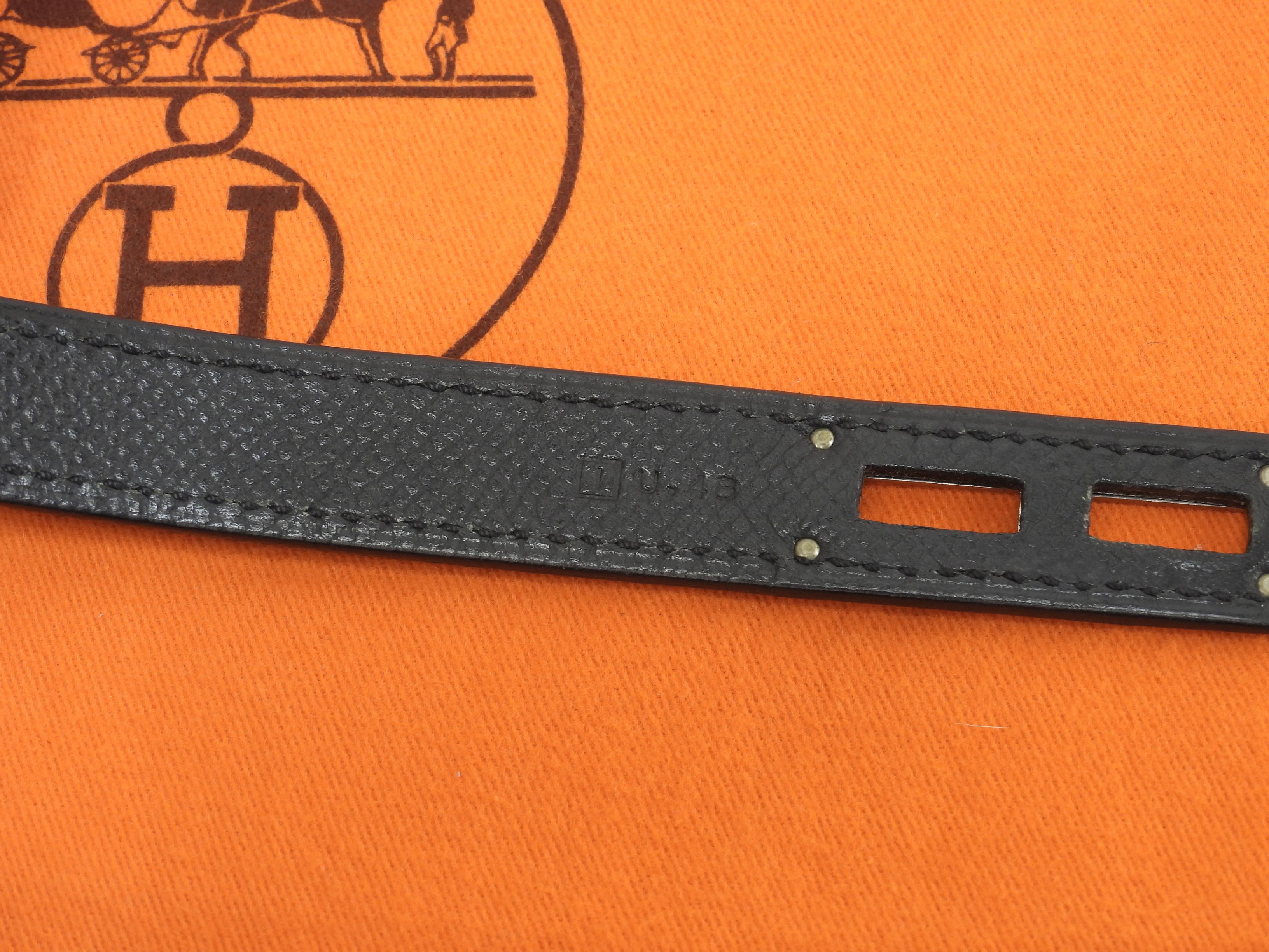 エルメス ケリーデペッシュ34 エプソン黒 シルバー金具