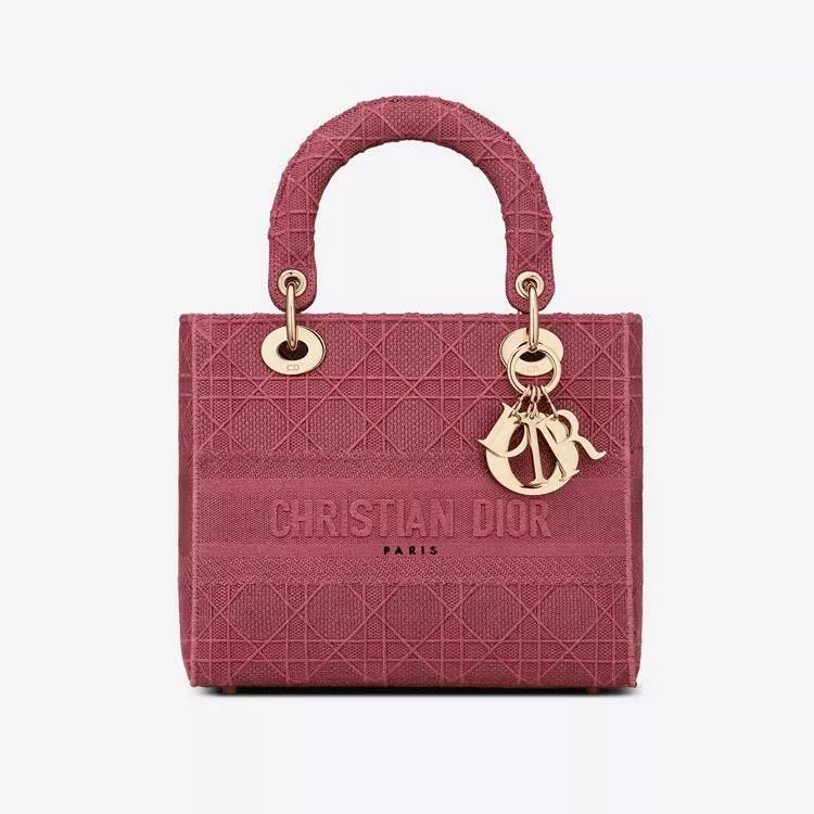 【Dior】“LADY D-LITE” “カナージュ” ミディアムバッグ 5色