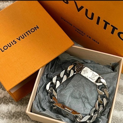 【太めチェーンがインパクト大♪】ルイヴィトン★ブレスレット