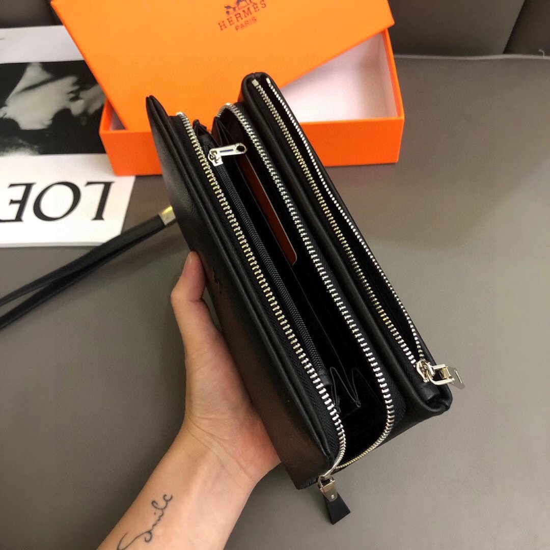 Hermes・レザー コンチネンタルウォレット 財布 折財布