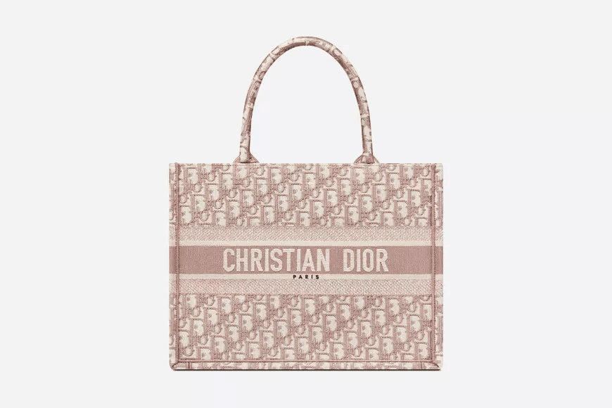 【新作★即納！】 DIOR BOOK TOTE トートバッグ ピンク 関税込