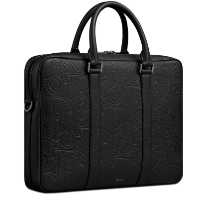 《ビジネスに♡》DIOR ジップ ブリーフケース