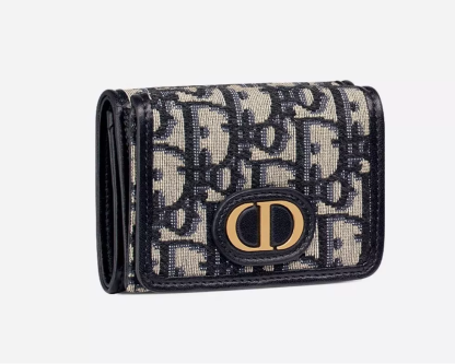 ミニ財布☆【DIOR】 30 MONTAIGNE コンパクト ウォレット