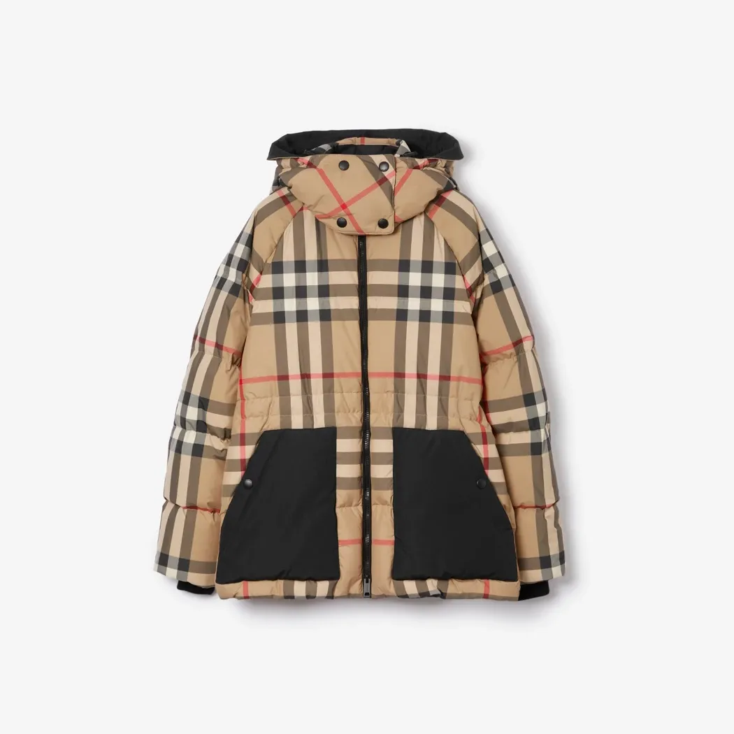 Burberry【セール】■国内発■チェックのダウンジャケット/【BURBERRY】DOWN JACKET