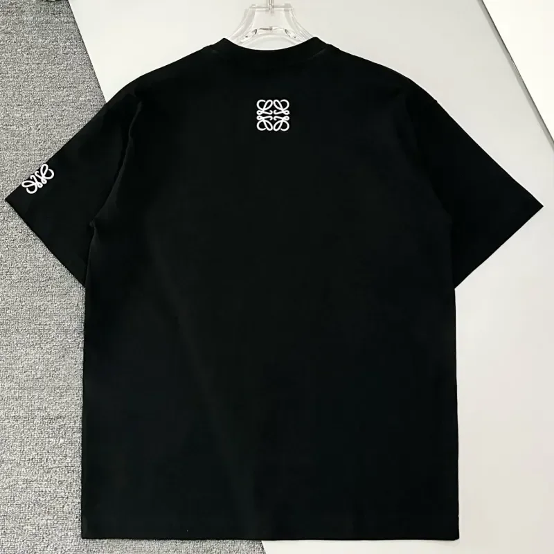 LOEWE『S-4XL』2色選べる 好感度UP 絶対欲しい 柔らかい 目立つ シンプルさ 通気性 刺繍 半袖 Tシ