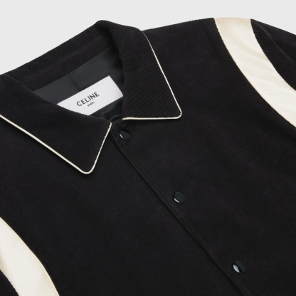 テディジャケット / コーデュロイ ブラック