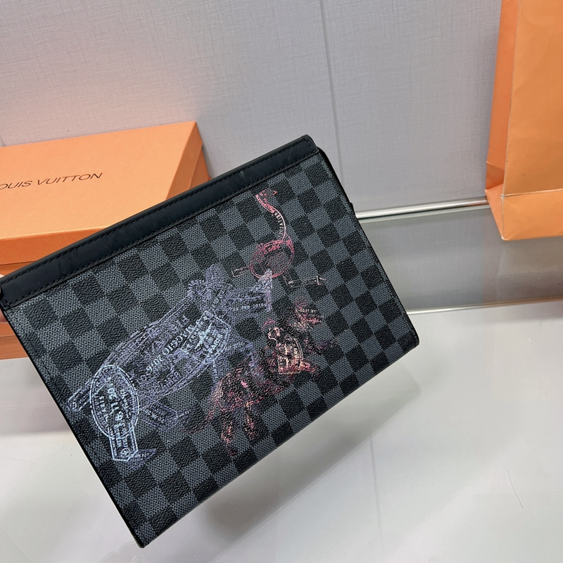 Louis Vuitton ☆ ルイヴィトン 最新なクラシック ショルダーバッグ 手提げ袋 肩掛けクラッチバッグウォッシュバッグ