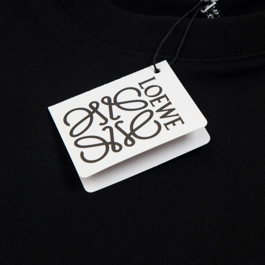 LOEWE『XS-L』話題沸騰中 安定感抜群 新品 キレカジ 刺繍 無地 2色 ゆったり Ｔシャツ