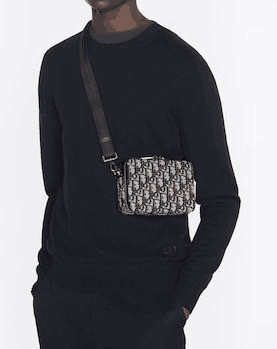 【国内直営即発】DIOR★オブリーク ジャカード ショルダーバッグ