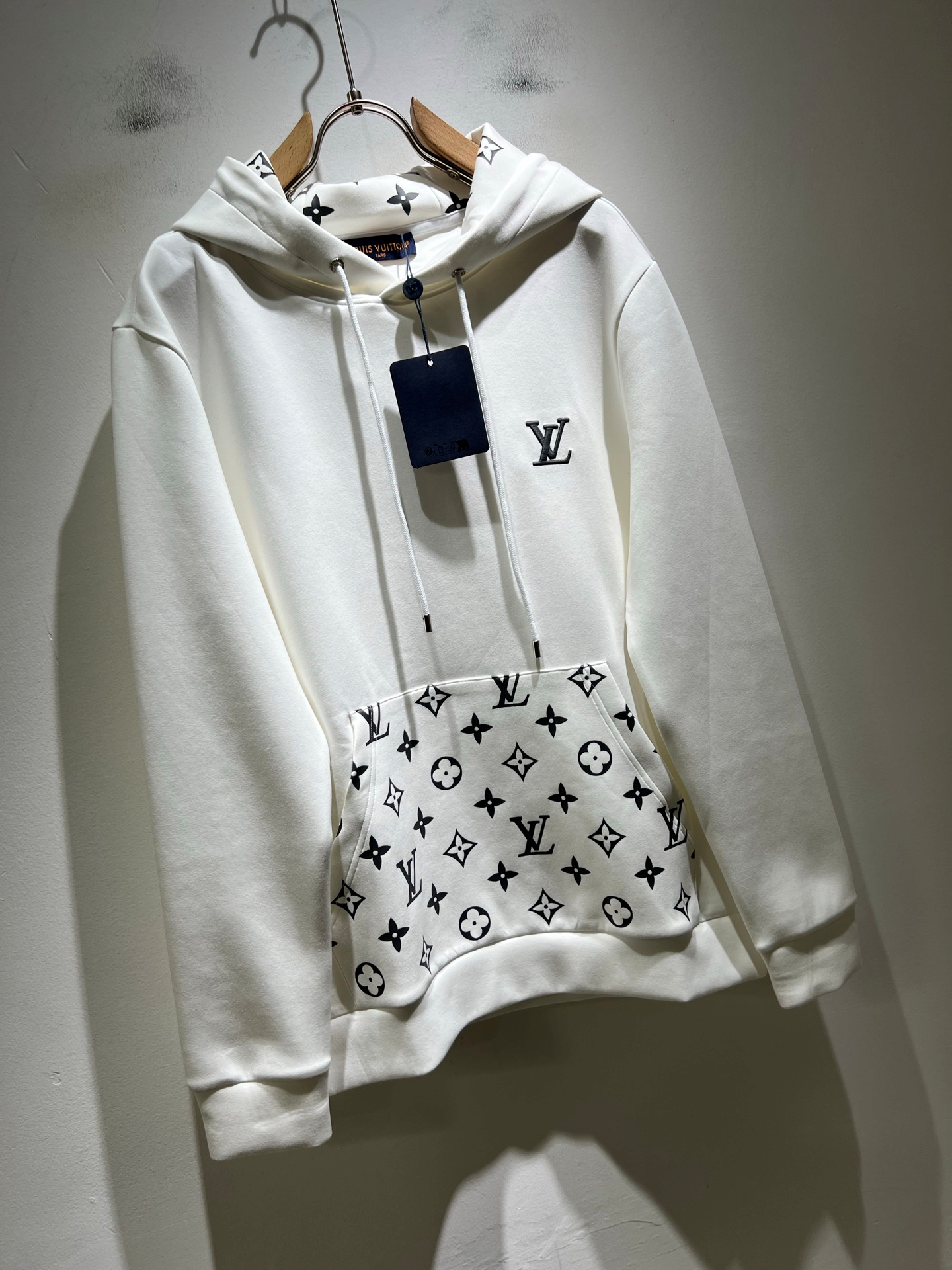 LOUIS VUITTON ロゴプリント ユニセックス パーカー