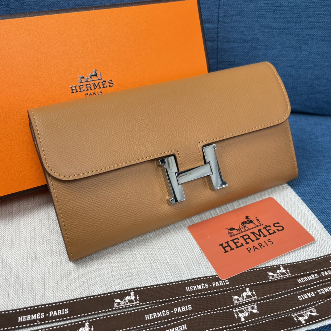 Hermes・レザー コンチネンタルウォレット 財布 折財布