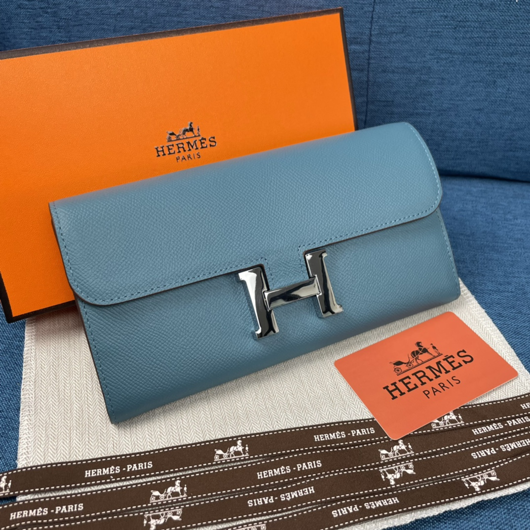 Hermes・レザー コンチネンタルウォレット 財布 折財布