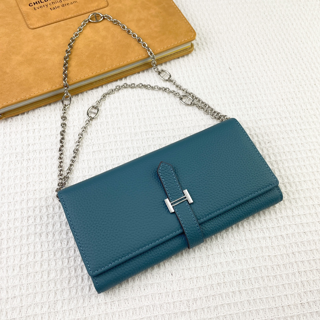 Hermes・レザー コンチネンタルウォレット 財布 折財布