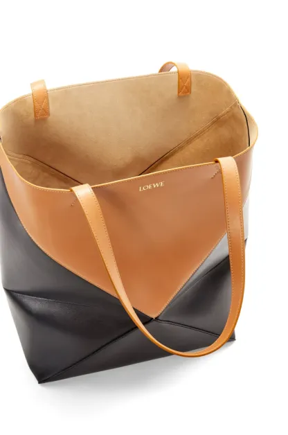 パズルフォルド トート ラージ（シャイニーカーフ）