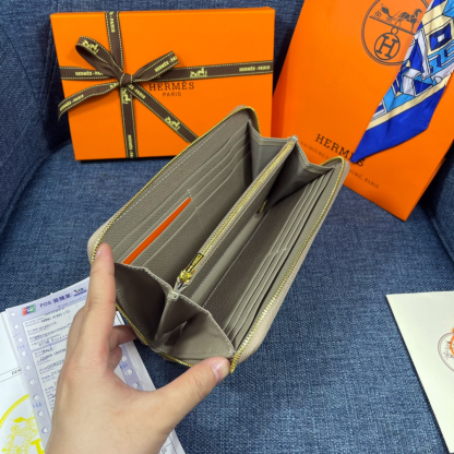 Hermes・レザー コンチネンタルウォレット 財布 折財布