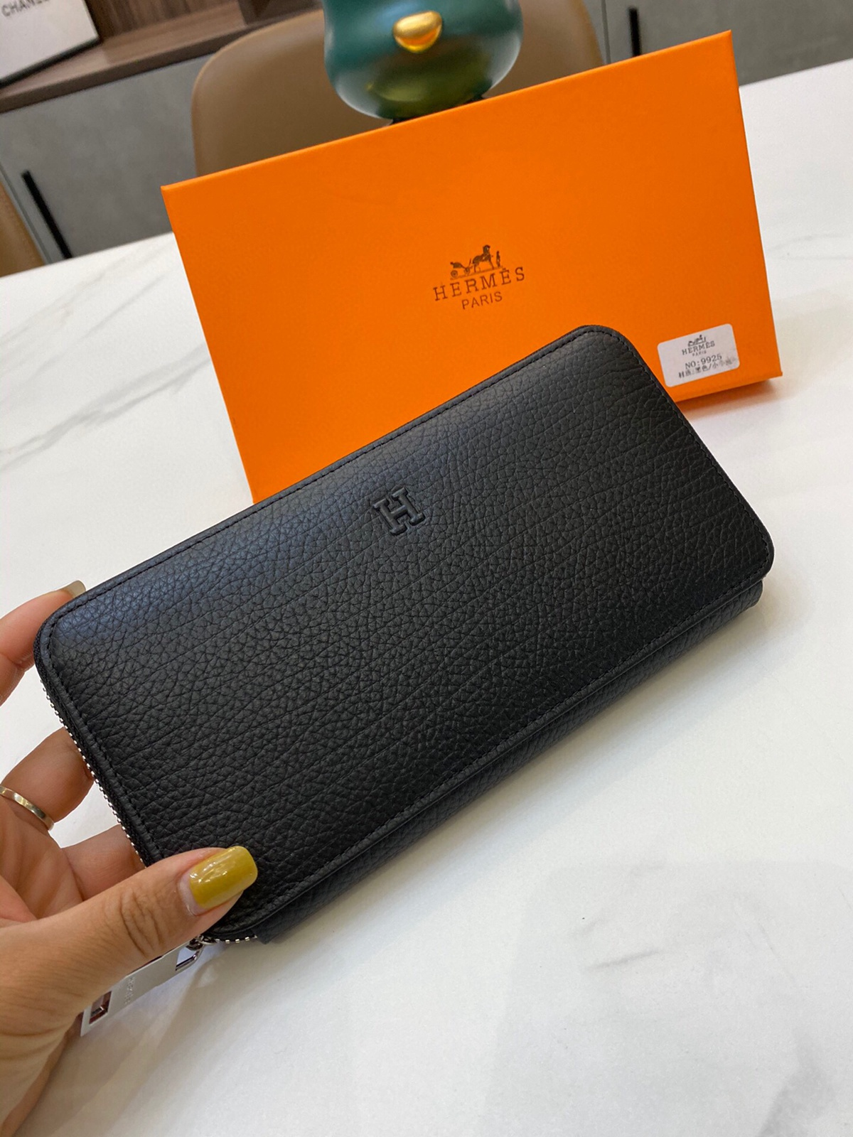 Hermes・レザー コンチネンタルウォレット 財布 折財布