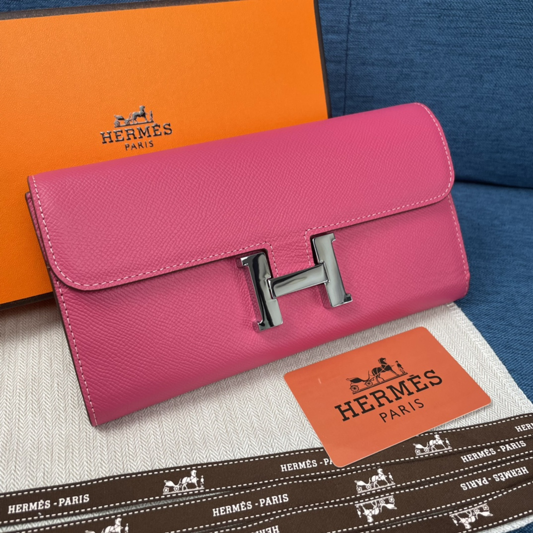 Hermes・レザー コンチネンタルウォレット 財布 折財布