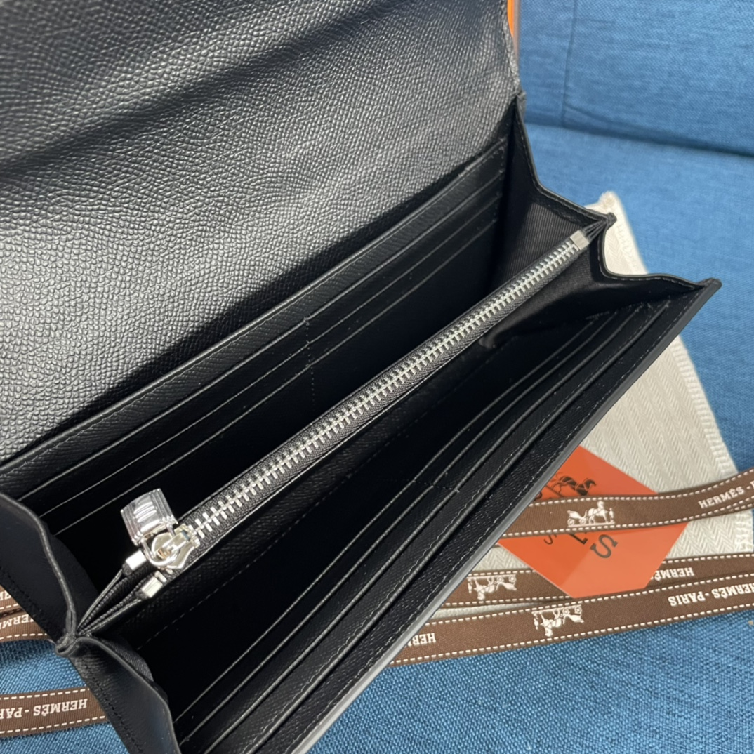 Hermes・レザー コンチネンタルウォレット 財布 折財布